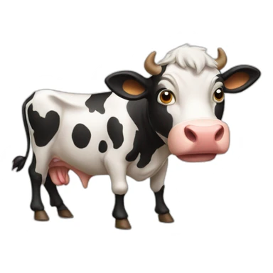 mad cow sticker