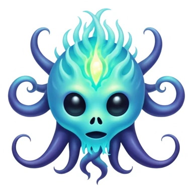 Abstract Ghastly-Haunter-Xerneas-Lunala-ET-hybrid-fantasy-creature sticker