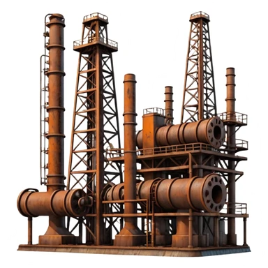 Oil and gas drilling site sticker