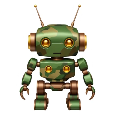 camouflage bot sticker