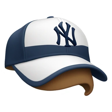 New York yankee hat sticker