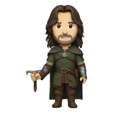 Aragorn-lotr sticker