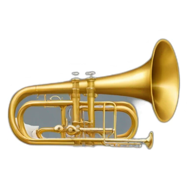 Trombone à coulisse sticker