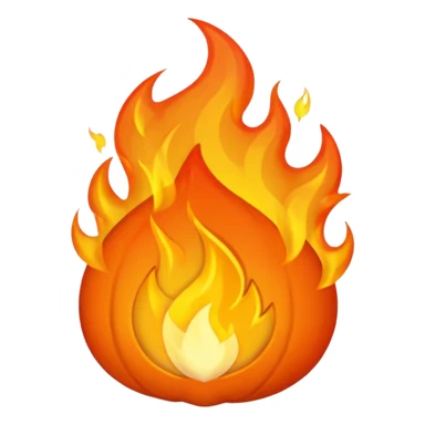 As un fuego de lado  sticker