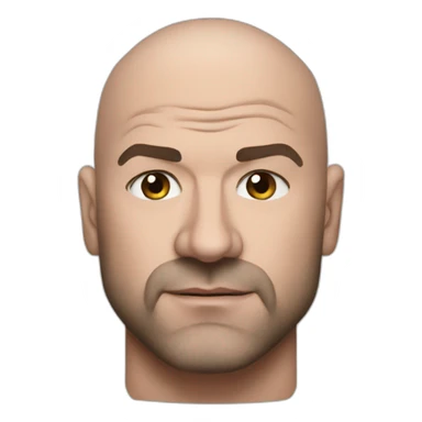 dana white realistic sticker