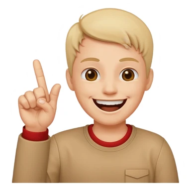 Doigt d’honneur et personne qui rigole sticker