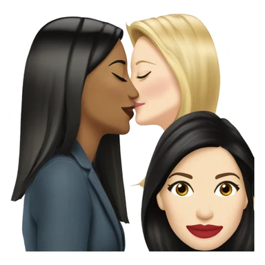 Cate Blanchett and Sandra Bullock kiss sticker