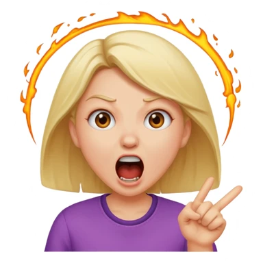 girl yelling sticker