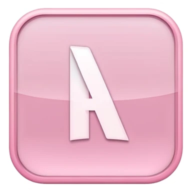 Netflix aesthetic "N" logo in pastel pink with white glowing outline sticker