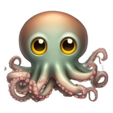 pulpo leyendo sticker