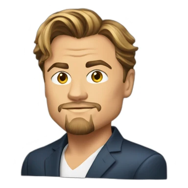 Leonardo-DiCaprio-cartoon sticker