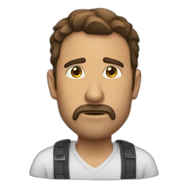 Hombre pensando sticker