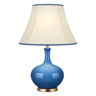 blue table lamp  sticker