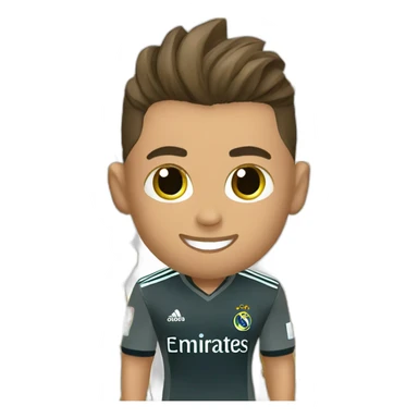 Ronaldo with this amoji edition 👱‍♂️ sticker