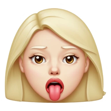 Quelqun qui tire la langue et regarde mal sticker