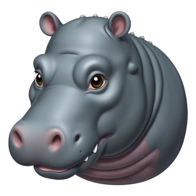 hippo sticker