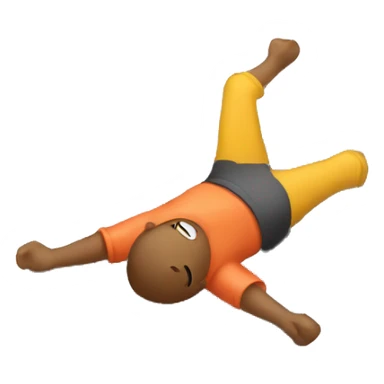 Laying on roof rack sticker