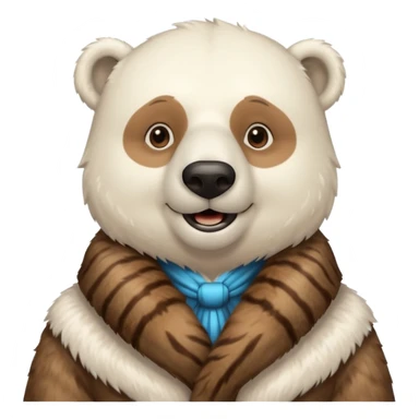 Oso polar millonario Alegre  sticker