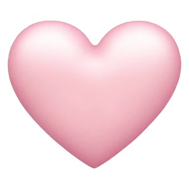 Light pink heart with a bow sticker