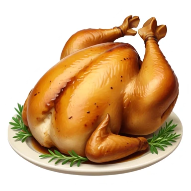 Roasted chicken  sticker