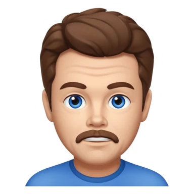 Russ Tamblyn with blue eyes, brown hair sticker