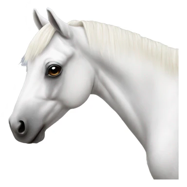 White appaloosa horse sticker