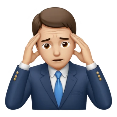 overwhelmed stock trader sticker