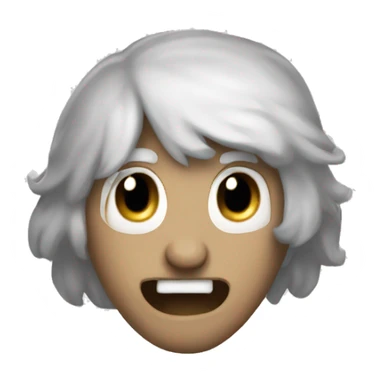 Like a awkward cute merp ah emoji sticker