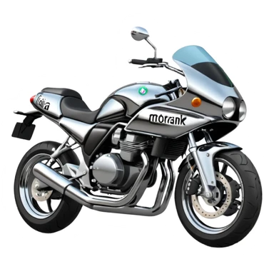 a motorbike with the text MotoRank Italia sticker