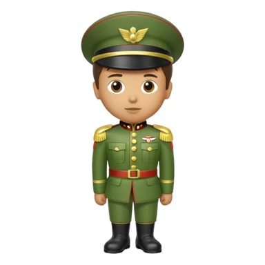 Little Green toy solider sticker