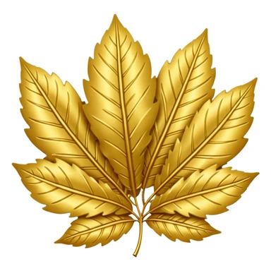 Leaves of gold  sticker