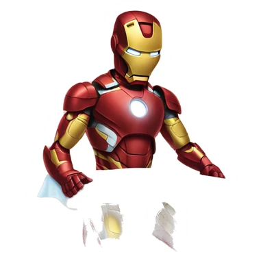 ironman ironing clothes sticker
