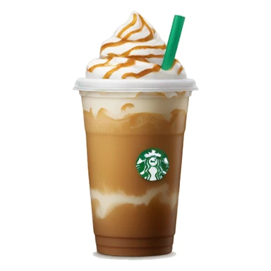 Starbucks venti caramel latte iced coffee sticker