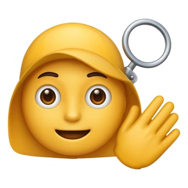a emoji that represents work  sticker