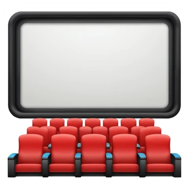 movie theater screen sticker