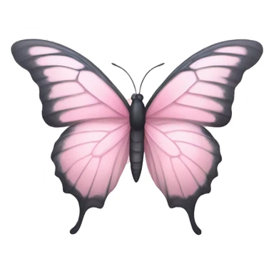 Pastel pink butterfly  sticker