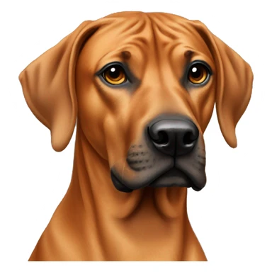 Please create a female Rhodesian Ridgeback sticker