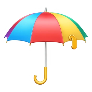  Umbrella 3D emoji png sticker