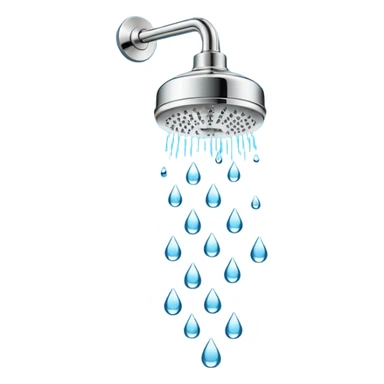Showerhead sticker