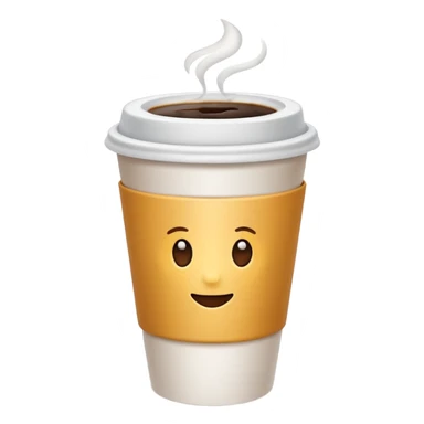 coffee takeaway cup sticker