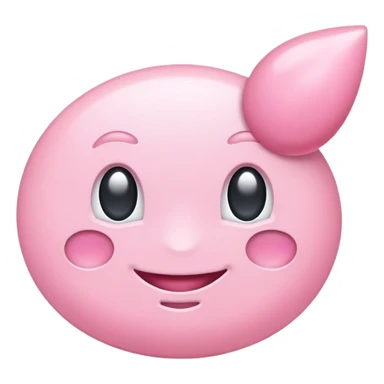 Pastel pink sing say "Упс" sticker