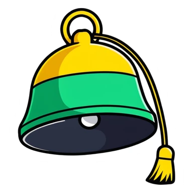 wrestling bell sticker