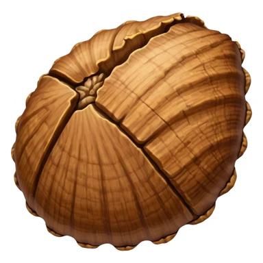 Walnut emoji. Just a walnut. sticker