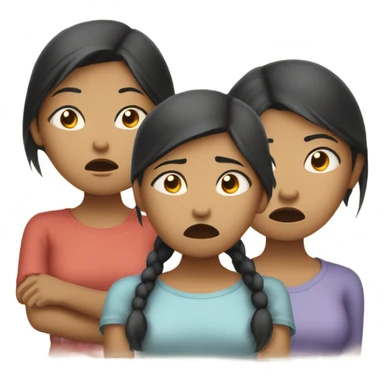 Filipino sisters getting mad at their parents sticker
