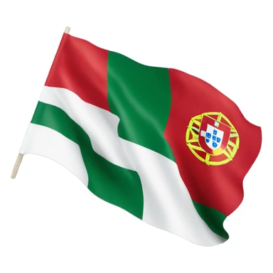 Flag of Portugal used until 1910, that was the left half blue right half white, and in sticker