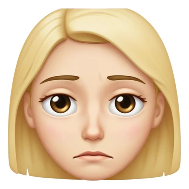 Sad teary eye  sticker