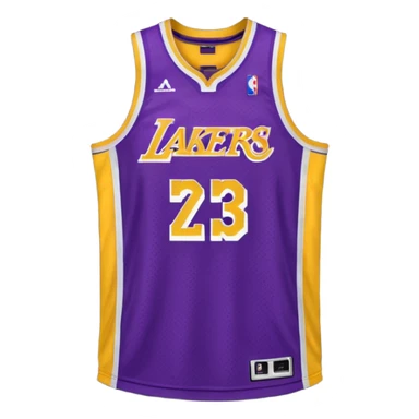 los angeles lakers jersey sticker