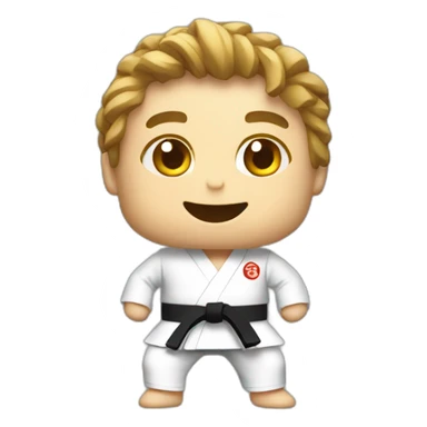Ceinture de karate sticker