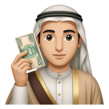 Can make the new Saudi rial sing holding 500 Saudi rial  sticker