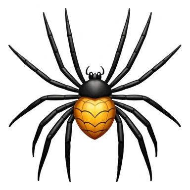 Una estrella con una araña en el centro  sticker